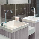 Ash Gray 4x16 Glossy Subway Glass Tile (12 pack, 5.33 sq ft/case) - Sample
