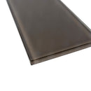 Ash Gray 4x16 Glossy Subway Glass Tile (12 pack, 5.33 sq ft/case) - Sample