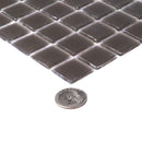 Ash Gray 12x12 Matte Square Glass Mosaic Tile (10 pack, 9.67 sq ft/case) - Sample