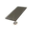 Ash Gray 3x6 Matte Subway Glass Tile (40 pack, 5 sq ft/case) - Sample