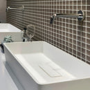 Ash Gray 12x12 Glossy Square Glass Mosaic Tile (10 pack, 9.67 sq ft/case)