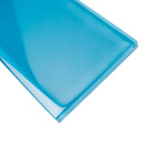 Cerulean Blue 3x12 Glossy Subway Glass Tile (20 pack, 5 sq ft/case) - Sample