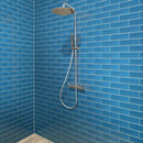 Cerulean Blue 3x12 Matte Subway Glass Tile (20 pack, 5 sq ft/case)