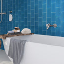 Cerulean Blue 3x6 Matte Subway Glass Tile (40 pack, 5 sq ft/case)