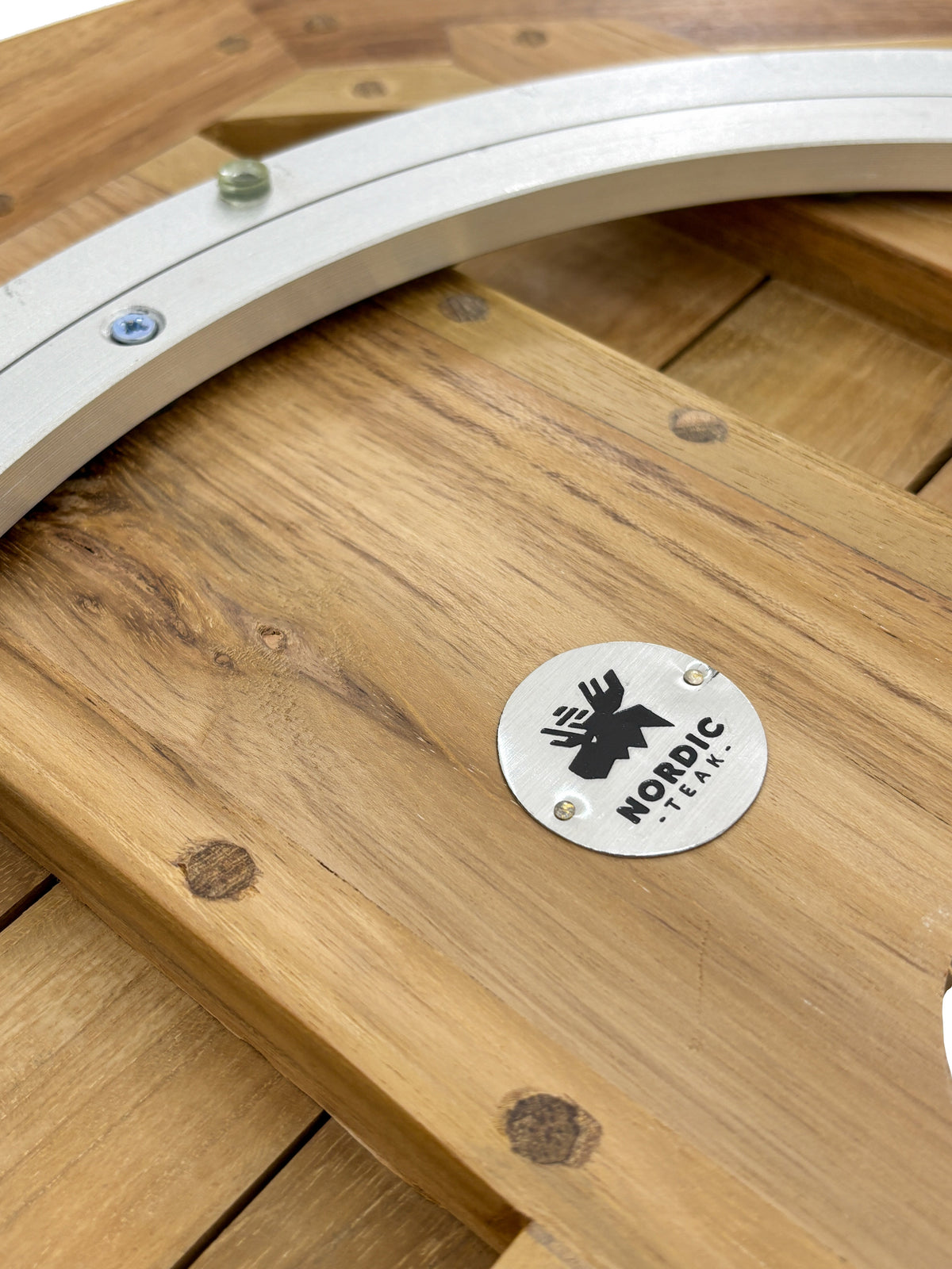 Natural Teak Lazy Susan - 24", photo 5 of 7