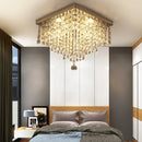 GobekUsa Crystal LED Chandelier Ceiling Lamp for Luxe Home Decor