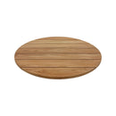 Natural Teak Slatted Lazy Susan 31"