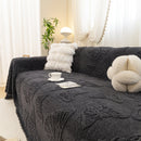 Luxury 3D Butterfly Jacquard Sofa Throw Blanket, Ultra-Soft Plush Fleece Couch Cover