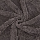 Luxury 3D Butterfly Jacquard Sofa Throw Blanket, Ultra-Soft Plush Fleece Couch Cover