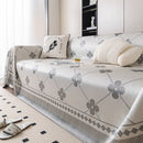 Cooling Four-Leaf Clover Hope Faith Love Luck Summer Comfy Ice Silk Furniture Throw Covers for Sofas