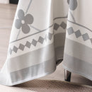 Cooling Four-Leaf Clover Hope Faith Love Luck Summer Comfy Ice Silk Furniture Throw Covers for Sofas