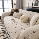 Chenille Couch Throw Cover Decorative Herringbone Sofa Blanket Protector for Couch