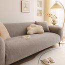 Soft Plush Warm Sofa Cover Stretchable Cozy Velvet Couch Protector for Fall & Winter