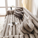 Ultra Soft Faux Fur Couch Cover – Large, Fluffy, and Elegant Sofa Throw Blanket