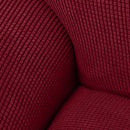 Polar Fleece Recliner Chair Cover, 4-Piece Soft Plush Slipcover with Pocket for Reclining Chairs