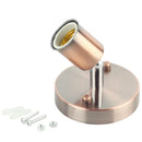 GobekUsa E27 Ceramic Screw Bulb Socket with 180° Steering and Switch