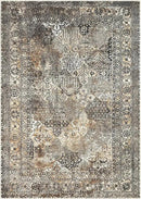 Keen Home Design 5x7 Rug - Machine Washable Area Rug with Non-Slip Backing, Ideal for Living Room, Dining Room, Bedroom - Vintage, Easy Clean, Durable, Low Pile Rug - (5' x 7') by CozyNest Decor