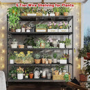 REIBII 45.5''W Storage Shelves Wire Shelving, 5 Tier Pantry Shelves for Storage Rack, Adjustable Metal Shelving for Pantry Kitchen Steel Shelving, 45.5" W x 71" H x 17.7" D by CozyNest Decor