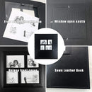 RECUTMS Photo Album Self Adhesive Magnetic DIY Scrapbook 60 Pages 13.3 x 13.4 (Inches) Accommodate 8X10 6X8 5X7 4X6 Photo Wedding Album Memory Book(Black) by TinyTreasures Baby Boutique