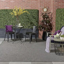 Nourison Home Positano Charcoal 8' x 10' Area Rug, Modern, Solid, Indoor/Outdoor, Easy Cleaning, Non Shedding, Bed Room, Living Room, Deck, Backyard by GreenHaven Gardens