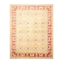 8'2" x 10'4" Hand Knotted Oushak Wool Traditional Oriental Area rug Gold