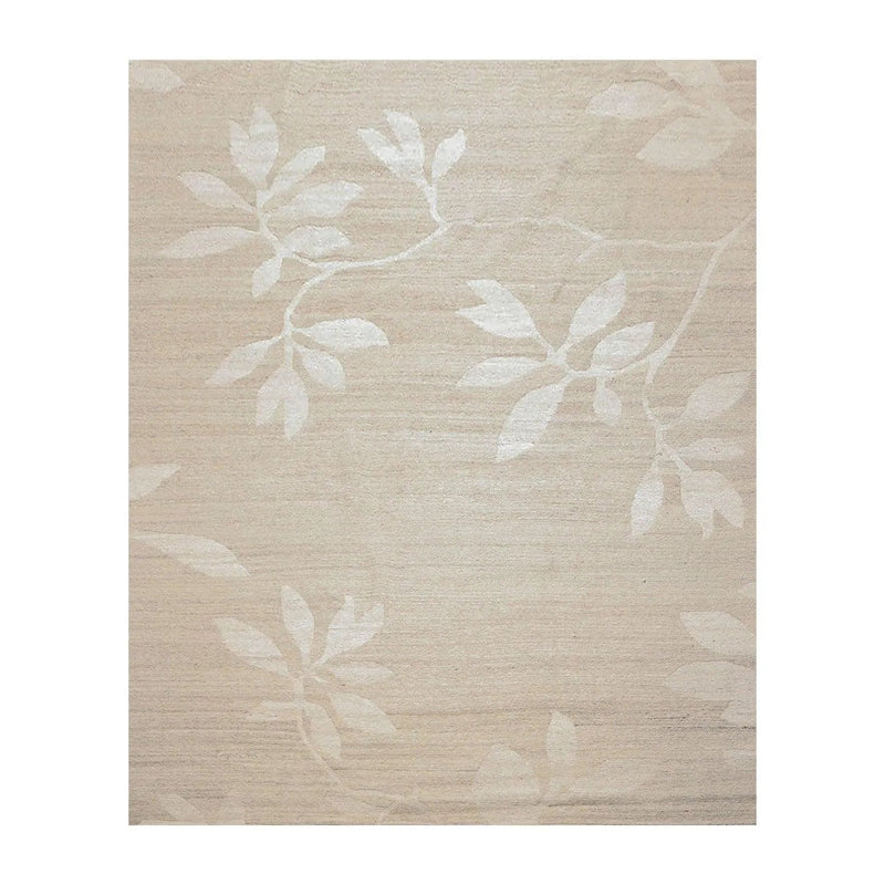 8' x 10' Hand Knotted Ultra Hip Designer Tibetan Flatweave Area Rug Oatmeal