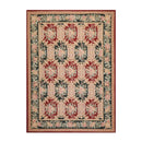 8x11 Red, Denim Hand Hooked 100% Wool Traditional Persian Oriental Area Rug
