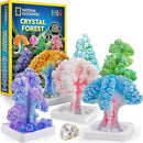 National Geographic Craft Kits for Kids - Crystal Growing Kit, Grow 6 Crystal Trees in Just 6 Hours, Educational Craft Kit with Art Supplies, Geode Specimen, STEM Arts & Crafts Kit (Amazon Exclusive) by TinyTreasures Baby Boutique