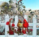 Love with Red Cardinal Suncatcher Red Bird Stained Glass Suncatchers Window Hanging Ornament for Home Decor for Valentine's Day Mother's Day Women Mom Birds Lovers Friends (Love) by GreenHaven Gardens
