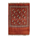 2'6''x3'10'' Antique Hand Knotted Traditional 100% Wool Oriental Area Rug Brick