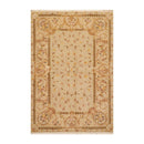 5'9" x 8'9" Hand Knotted 300KPSI Wool & silk Aubusson Savonnerie Area Rug Beige