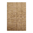 6' x 9' Hand Knotted Superfine 50% Silk 50% Wool Tibetan Area Rug Modern Tan
