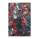 3'9" x 5'9" Hand Knotted Art Deco Mid Century Modern Wool Tibetan Area Rug Blue