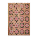 6'1" x 9'3" Hand Woven Wool Classic French Aubusson Needlepoint Area Rug Rose