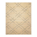8 x 10 Hand Knotted 100% Wool Moroccan Designer Oriental Area Rug Ivory