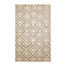 5 x 8 Hand Knotted Designer Moroccan 100% Wool Oriental Area Rug Ivory