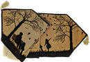 DaDalogy Autumn Birds Family Gathering Woven Tapestry Dining Table Runner (18198)