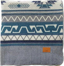 Inca Aztec Throw, Queen, King Blanket | Southwest Indian Navajo Boho Style | Native Cover for Camping, Bedding, Couch, Vanlife | Faux Alpaca, Lightweight, Hypoallergenic (Condor Gray, Throw) by CozyNest Decor