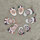 Outdooor Stepping Stones - Decorative Garden Stones for Patio, Deck, Garden or Sidewalk Faux Cobblestone Stepping Stones (Set of 2