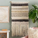 Mark&Day Wall Art, Mureck Bohemian Farmhouse Medium Gray Macrame Tapestry Wall Hanging for Living Room, Bedroom, Office or Kitchen (48"H x 24"W) by CozyNest Decor