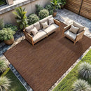CAMILSON Outdoor Rug 6x9 Modern Area Rugs for Indoor and Outdoor Patios and Porches - Waterproof, Washable, Non-Shedding, Easy-to-Clean Outside Carpet (6 x 9, Solid - Gold) by CozyNest Decor