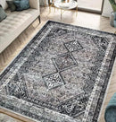 Keen Home Design 3x5 Rug - Machine Washable Entry Rug with Non-Slip Backing, Ideal for Enteryway, Kitchen, Bathroom, Laundry Room - Vintage, Easy Clean, Durable, Low Pile Rug - (3' x 5') by CozyNest Decor