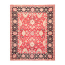 7'10" x 10' Hand Knotted Reversible Heriz Wool Area Rug Red