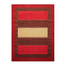 9'3" x 11'10" Hand Knotted 100% Wool Designer Oriental Area Rug Contemporary Red