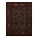 9'1" x 12'2" Hand Knotted Traditional 100% Wool 200 KPSI Oriental Area Rug Navy