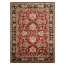 8'6" x 11'7" Hand Knotted Peshawar Stone wash Vegetable dyes 100% Wool Area Rug Rusty Red