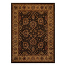 9' x 12'2" Hand Knotted Wool Peshawar Stone wash Vegetable dyes Area Rug Brown