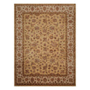 8'8" x 11'11" Hand Knotted Wool Agra Vegetable Dyes Oriental Area Rug Caramel