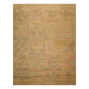 8'2"x10'6" Hand Knotted Wool Peekaboo Loop N Cut Pile Art Deco Tibetan Area Rug Tan