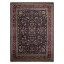 8'10" x 12'4" Hand Knotted 100% Wool Yaazd Sino 300 KPSI Oriental Area Rug Navy